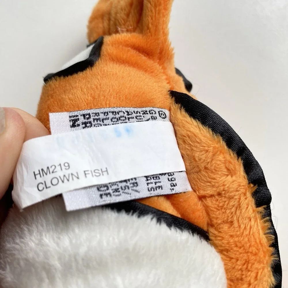 Ganz Webkinz Clown Fish Orange &‎ White HM219 Plus-  Stuffed Animal